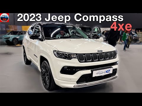 NEW 2023 Jeep Compass 4xe Hybrid - Visual REVIEW exterior & interior