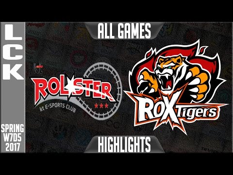 KT Rolster vs ROX Tigers Highlights All Games - LCK Week 7 Day 5 Spring 2017 KT vs ROX All Games