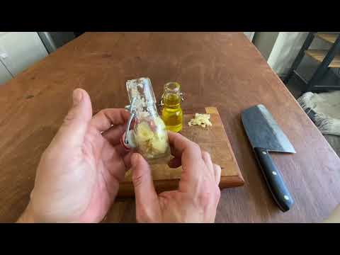 How To Make Smoked Garlic Olive Oil (With Extra Basil Option)