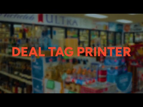 POS360's Deal Tag Printer