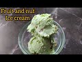 How To Make Fruit And Nut Ice Cream Easy Homemade Ice Cream Style