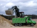 Bucyrus RH40E shovel loading Tatra Jamal truck ...