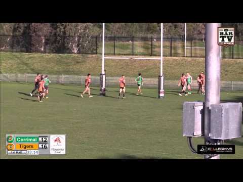 2015 ICRL Round 3 (Catch-up) 1st Grade Highlights - Corrimal Cougars v Helensburgh Tigers
