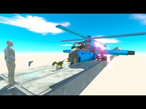 FPS PERSPECTIVE DEADLY ROUTE in RESCUE MISSION - Animal Revolt Battle Simulator