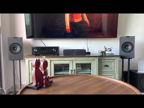 5.1 channels Pioneer VSX-834 with KEF Q350 and Polk central and surround plus Bowers Sub