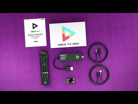 DEKO TV MINI Unboxing - DVB-T2 TV Tuner