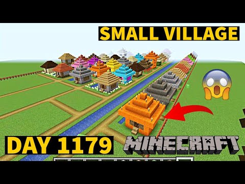HU Smart Gamer - I build Small Village in Minecraft Creative mode 2023 Day 1179