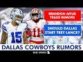 Cowboys Rumors: Brandon Aiyuk Trade? Start Trey Lance? Bring Back Michael Gallup? | Mailbag