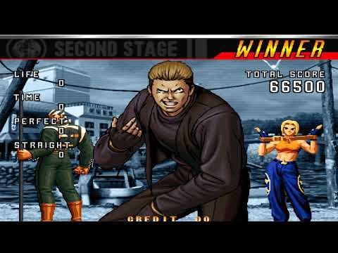 The King of Fighters '98 Ultimate Match HERO (1CC Level 8) - Yamazaki, Blue Mary, Billy Kane