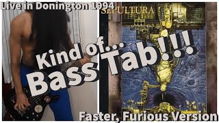 Slave New World (Live 1994) - Sepultura Bass Tab (Cover no Baixo//Tablatura)