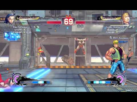 USF4: Rose(RaichuDemon) vs Cody(Super_Solder28)