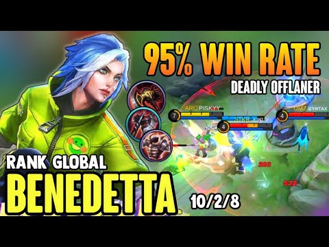95% WIN RATE! BENEDETTA BEST BUILD 2021 | TOP GLOBAL BENEDETTA GAMEPLAY | MOBILE LEGENDS✓