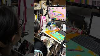 【盲ろう＆肢体不自由】橋本紗貴さんによるEyeMoTセンサリー視線アート