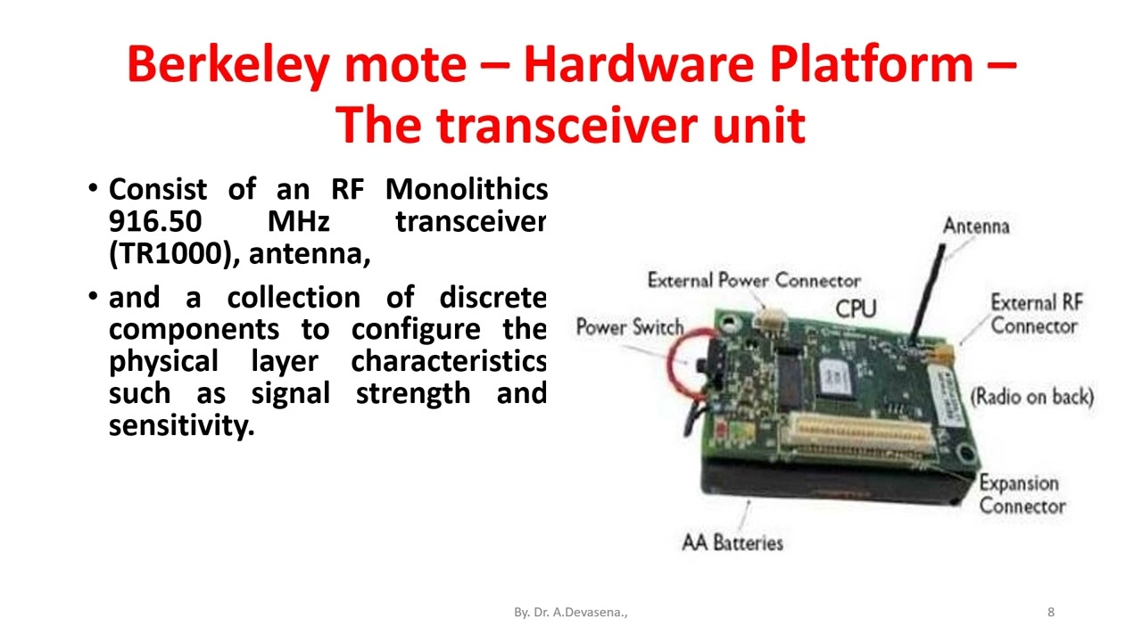 Berkeley Mote in WSN