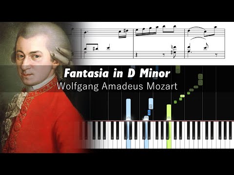 Mozart - Fantasia in d minor, K.397 - Piano Tutorial with Sheet Music
