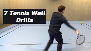 7 Tennis Wall Exercises That Will Improve Your Tennis Game