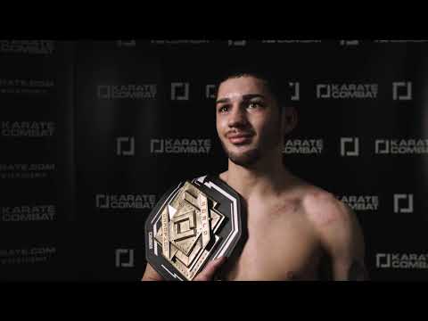 And New! Eoghan Chelmiah wins Karate Combat Bantamweight Championship