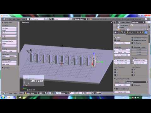 Blender 2.6 Tutorial 14 - Recording Physics Pt 1 / 2