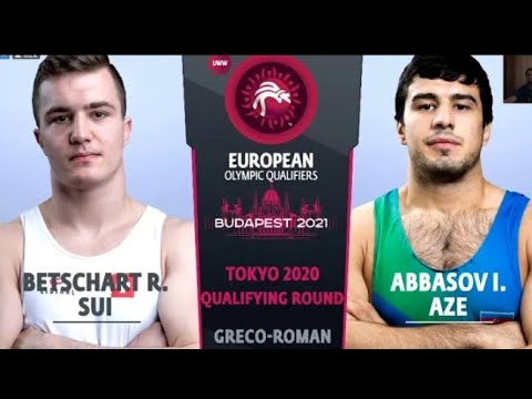 87kg 1/2  Rainer BETSCHART (SUI) vs. ISLAM ABBASOV (AZE)