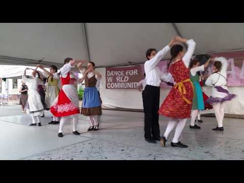 Laendler Folk Dance by Mladost at Dance for World Community June 11, 2016