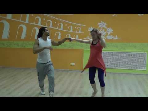 Zouk Class 10.02.14 at Brazuka Dance School - Wakko, Julia