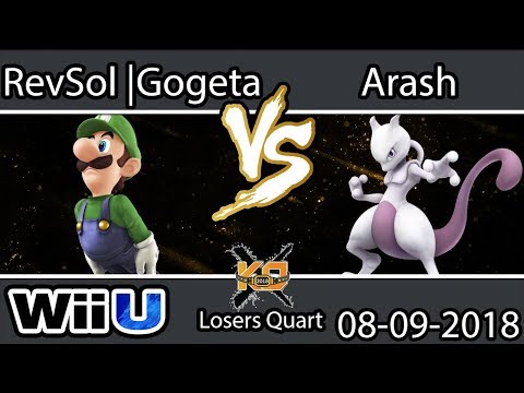 KO2018 Smash Wii U (LQ) - RevSol|Gogeta (Luigi) vs. Arash (Mewtwo)