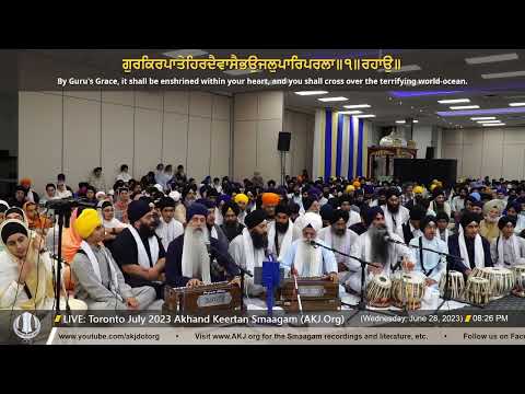 056 Giani Gurdev Singh Jee Australia @ Wednesday PM Toronto July 2023 Annual Akhand Keertan Smaagam