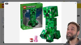 LEGO Minecraft large-scale Creeper official reveal & thoughts! 21276 #NotSponsored