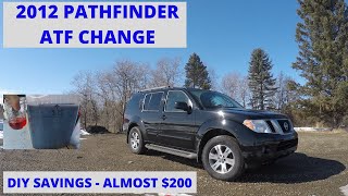 2012 Nissan Pathfinder Automatic Transmission Fluid Change