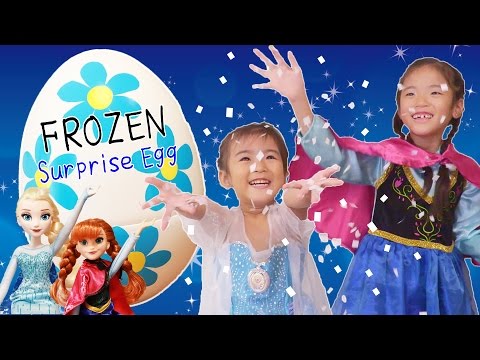 FROZEN カラーチェンジドレスエルサ＆アナとサプライズエッグ