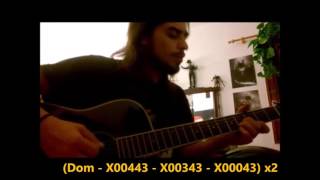 Enrique Bunbury - El aragonés errante cover acústico con acordes para guitarra