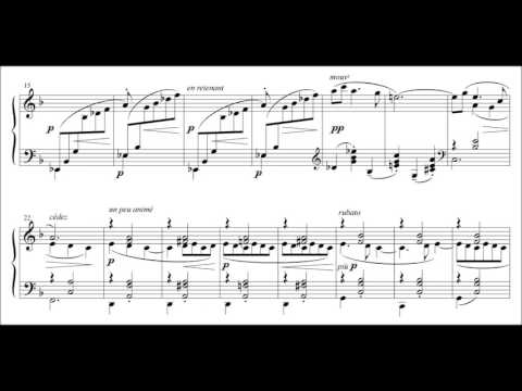 Claude Debussy - Pièce pour l'oeuvre du "Vêtement du blessé" (audio + sheet music)