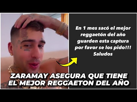 ZARAMAY asegura que lanzará el MEJOR REGGAETON del año | Canciones con C-KAN y LEFTY