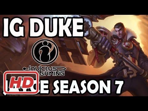 IG Duke plays JAYCE TOP vs KLED Ranked Master Korea