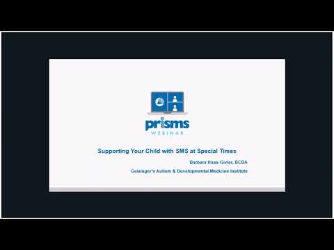 Supporting Your Child with SMS in Special Times