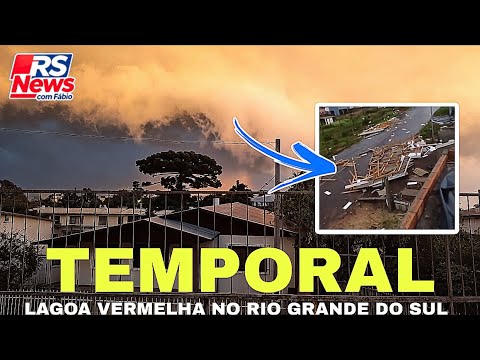 🚨 TEMPORAL em LAGOA VERMELHA – RS, TERÇA-FEIRA 28/07/2026 🚨