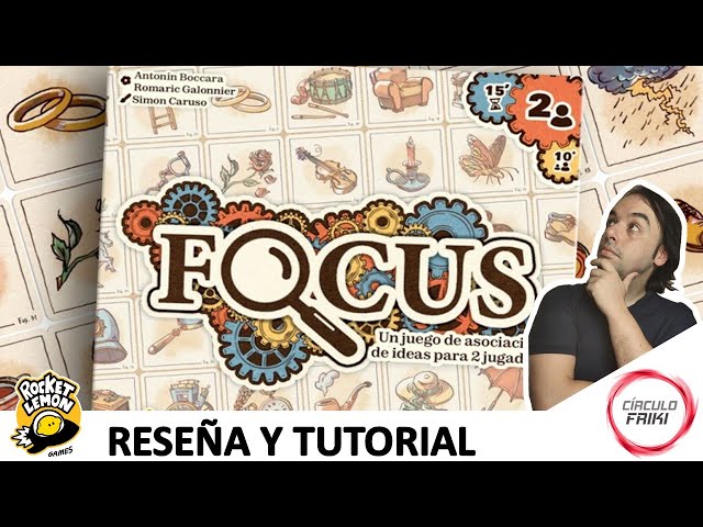 Vídeo relacionado con Rocket Lemon Focus - Juego de Cartas - Juego de Mesa - Investigación