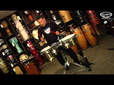 Alex Acuna Demonstrating the Gon Bops Alex Acuna Timbales