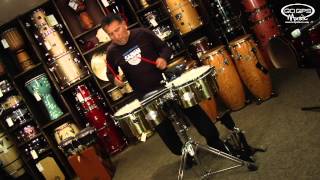 Alex Acuna Demonstrating the Gon Bops Alex Acuna Timbales