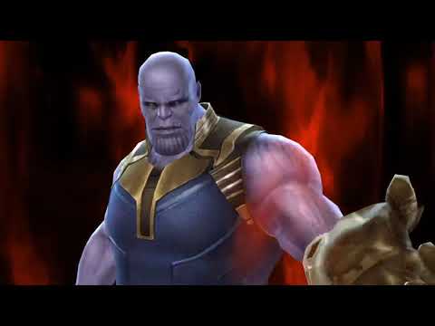 Beating World Boss Ultimate Thanos Stage 4 with Jean Grey, Wolverine and Magneto