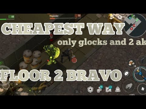 CHEAPEST way bunker bravo floor 2 saw blade glock and 2 ak Last Day on Earth 1.15