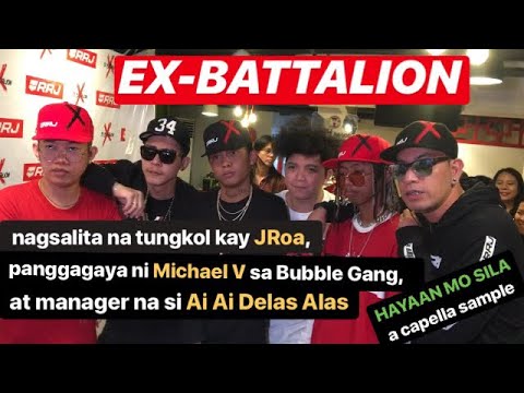 Ex Battalion, nagsalita na tungkol kay JRoa, panggagaya ni Michael V at nag-sample ng Hayaan Mo Sila