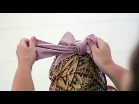 How to tie a Bow Headband - Harpa's Nest