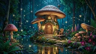 Mystical Forest Night | Fantasy Ambience, Magical Music & Nature Sounds for Relaxing and Sleeping