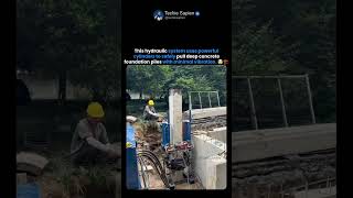 Hydraulic Pile Extraction Machine Removes Deep Concrete Foundation Piles with Incredible Precision