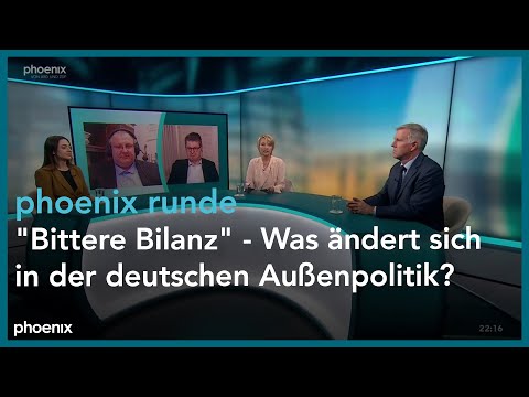 phoenix runde: "Bittere Bilanz" - Was ändert sich in der deutschen Außenpolitik?