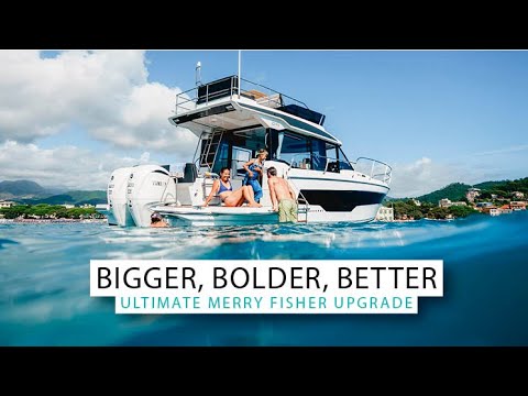 FOLDING BALCONY & 3 CABINS! | Jeanneau Merry Fisher 1095 Series 2 | Motor Boat & Yachting