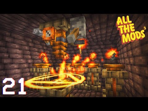 All The Mods 3 | Inflictor Gem & Wildfire Core! | E21 (All The Mods 3 Let's Play)