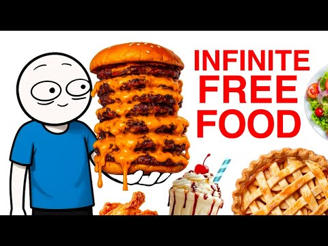 How to eat unlimited food for free forever legally.
