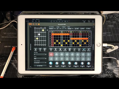 MIDI Strummer AUv3 by 4Pockets - Tutorial for the iPad - Live